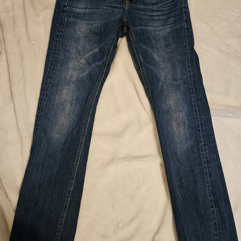 Stylish Indigo Straight Leg Jeans